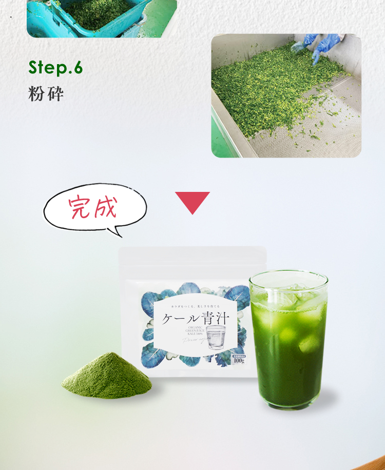 ケール青汁完成